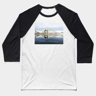 Mirrored Mountains, Iceland Baseball T-Shirt